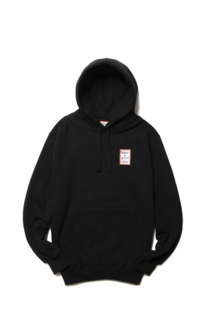 have a good time / MINI FRAME PULLOVER HOODIE FL (BLACK)