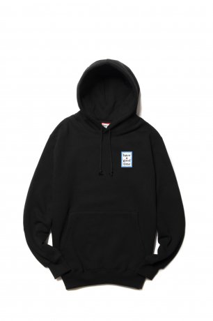 have a good time / MINI BLUE FRAME PULLOVER HOODIE FL (BLACK)