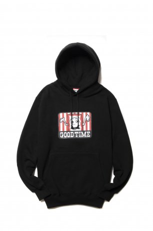 have a good time / GOODY TIMES PULLOVER HOODIE FL (BLACK)