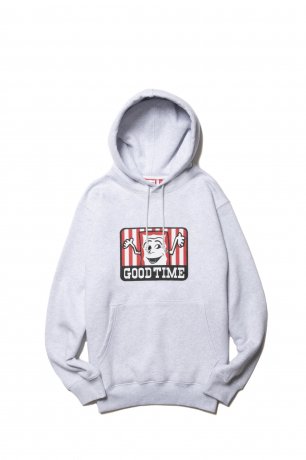 have a good time / GOODY TIMES PULLOVER HOODIE FL (ASH GRAY)