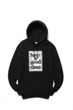 have a good time / BIO MECH FRAME PULLOVER HOODIE FL (BLACK)