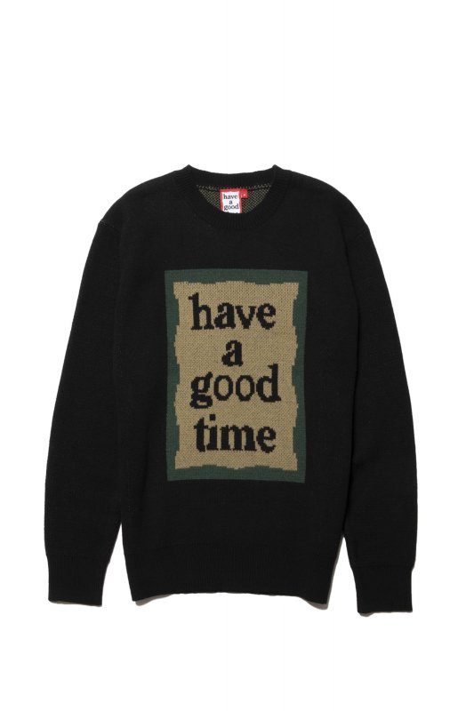 MILITARY FRAME KNIT SWEATER | have a good time | SQUASH