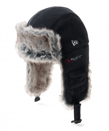 FTC / NEW ERA® POLARTEC® TRAPPER (BLACK)