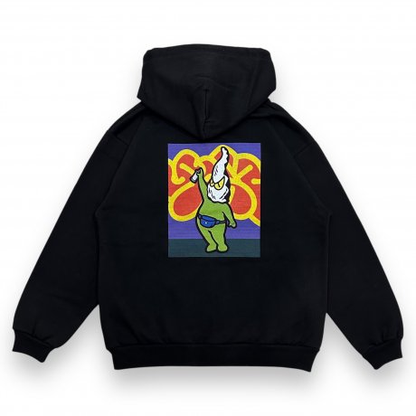 D.F.SQEZ  Zip Hoody [BLACK]
