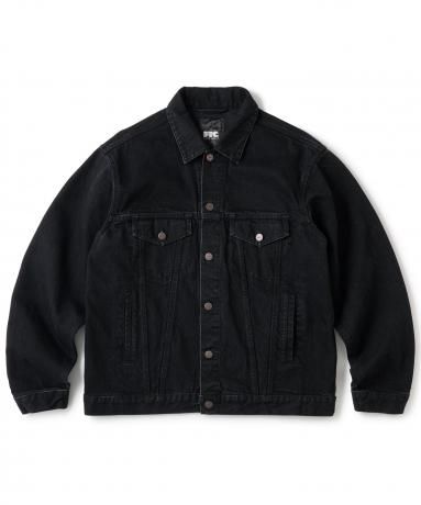 FTC / DENIM TRUCKER JACKET (BLACK)