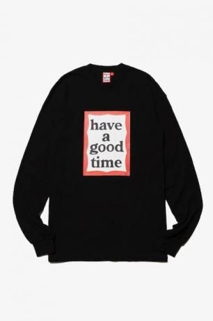have a good time / FRAME L/S TEE (BLACK)