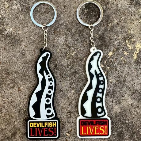 DF.SQEZ / DEVILFISH LIVES2 rubber key holder