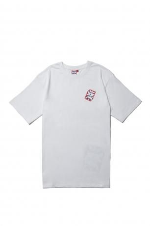 have a good time / ATTENTION FRAME S/S TEE (WHITE)