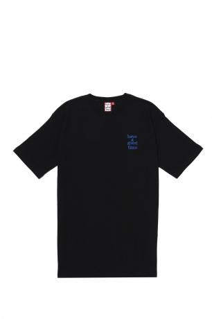 have a good time / MINI LOGO EMB S/S TEE (BLACK)