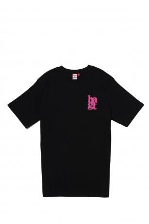 have a good time / hagt LOGO PUFF PRINT S/S TEE (BLACK)