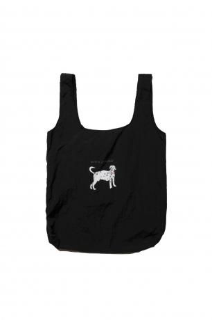 have a good time / have a good walk POCKETABLE ECO BAG (BLACK)