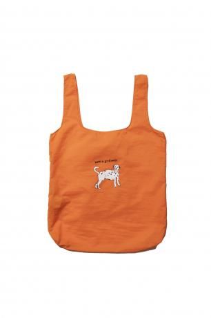 have a good time / have a good walk POCKETABLE ECO BAG (ORANGE)