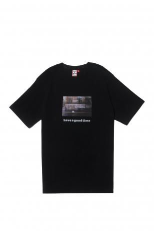 have a good time / WHEATPASTE PHOTO S/S TEE (BLACK)
