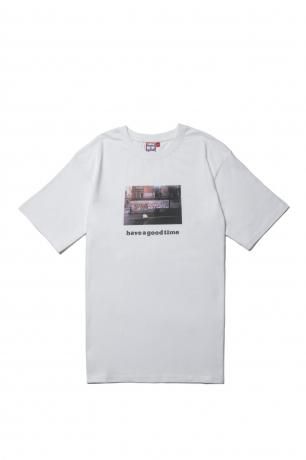 have a good time / WHEATPASTE PHOTO S/S TEE (WHITE)