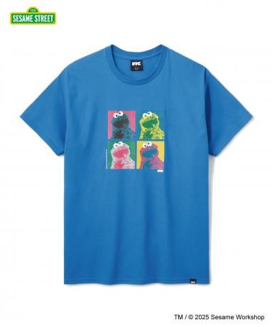 FTC / SESAME STREET / COOKIE MONSTER TEE (ROYAL)