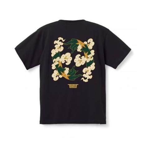 RUTSUBO / Ȭŷ S/S T-SHIRTS LOW MOROMI (BLACK)