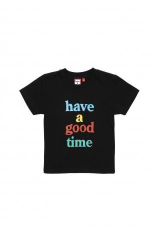 have a good time / KIDS LOGO S/S TEE (BLACK)