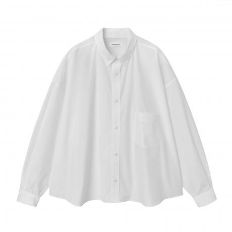 MAGIC STICK / 2 Face Dress Shirt v2 (SOLID WHITE)