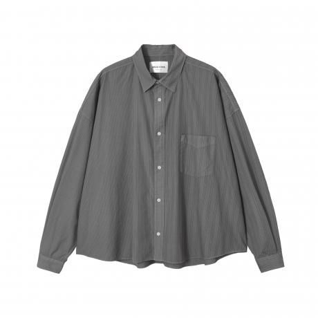 MAGIC STICK / 2 Face Dress Shirt v2 (GREY OVER DYED)
