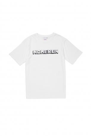 HOMERUN / BLOCK LETTER TEE (OFF WHITE)