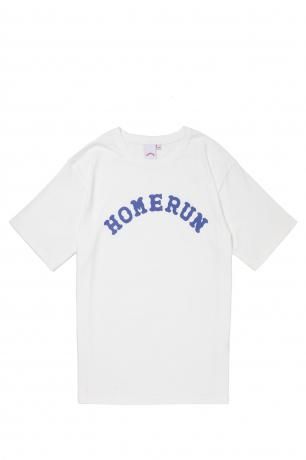 HOMERUN / ARCH LOGO TEE (OFF WHITE/BLUE)