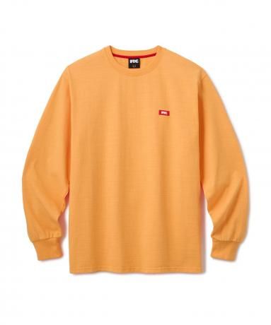 FTC / PIGMENT DYED SMALL LOGO L/S TOP (ORANGE)
