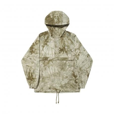 HELAS / TIE CAMO HOODED QUARTER ZIP JACKET (TIE DIE)