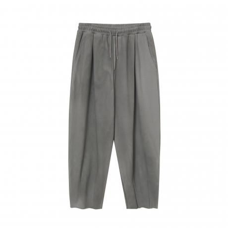 MAGIC STICK / 2 Tone Wide Balloon Pants v2 (STEEL GREY with SPRAY)