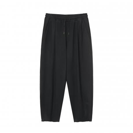 MAGIC STICK / 2 Tone Wide Balloon Pants v2 (D.GREY with SPRAY)