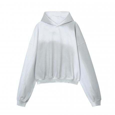 MAGIC STICK / 2 Tone Comfort Hoodie (WHITE with SPRAY)