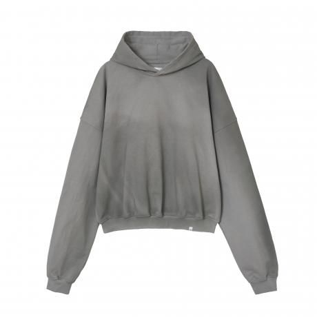 MAGIC STICK / 2 Tone Comfort Hoodie (STEEL GREY with SPRAY)