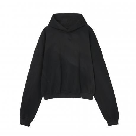 MAGIC STICK / 2 Tone Comfort Hoodie (D.GREY with SPRAY)