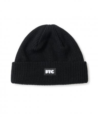 FTC / BOX LOGO BEANIE (BLACK)