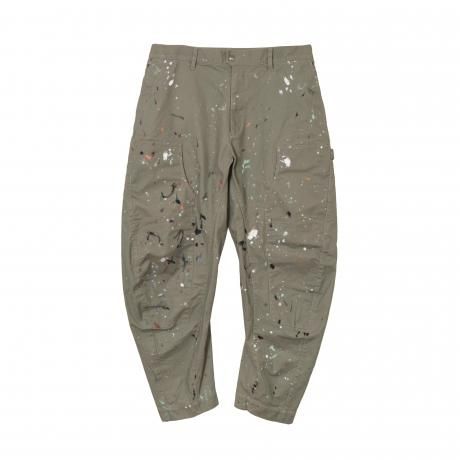MAGIC STICK / TRADIVANCE PAINTER PANTS (OLIVE GREY)