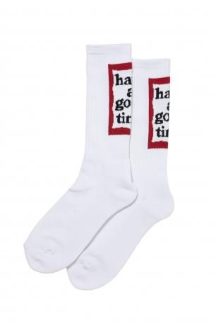 have a good time / BACK FRAME SOCKS (WHITE)