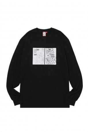 have a good time / PRACTICE L/S TEE (BLACK)