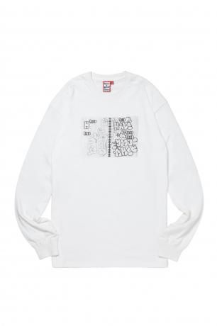 have a good time / PRACTICE L/S TEE (WHITE)