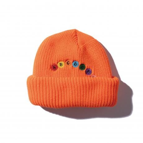 HELLA GREEN / ABC beanie (ORANGE)