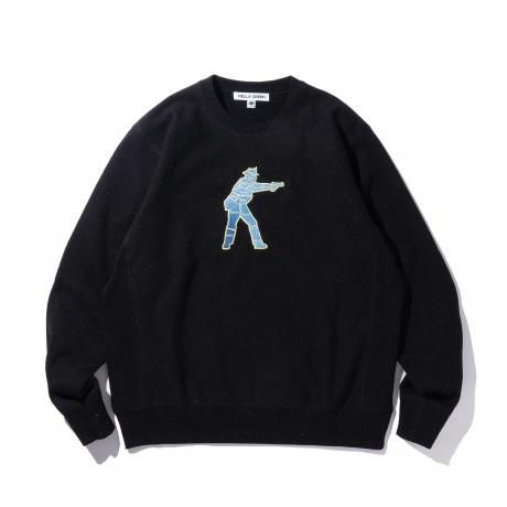 HELLA GREEN / Police Sweat (BLACK)