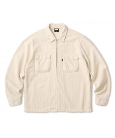 FTC / CORDUROY ZIP UP SHIRT (TAN)