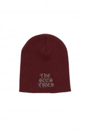 have a good time / THE GOOD TIMES BEANIE (MAROON)