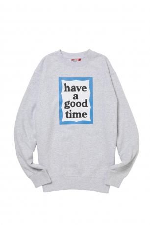 have a good time / BLUE FRAME CREWNECK FL (ASH GRAY)