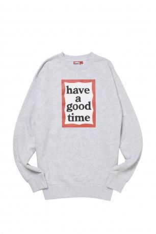 have a good time / FRAME CREWNECK FL (ASH GRAY)