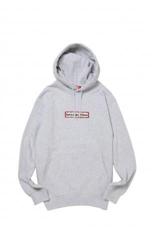 have a good time / SIDE FRAME PULLOVER HOODIE FL (ASH GRAY)