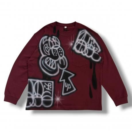 MADDOG x BNZ  / Air brush  pocket Ls Ts #1