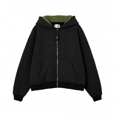 MAGIC STICK / Italian Napping Hoodie Type N2B (BLACK)