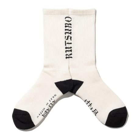 RUTSUBO / OG SOCKSWHITE/BLACK