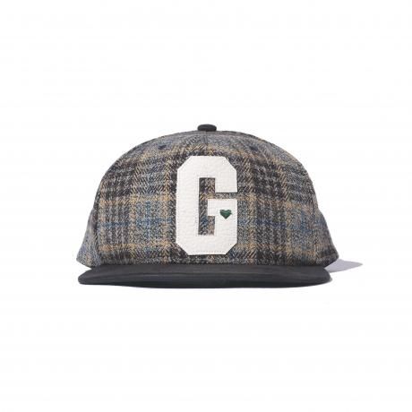 HELLA GREEN / Tweed Cotton Cap (NAVY)