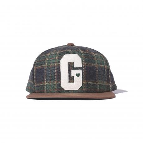 HELLA GREEN / Tweed Cotton Cap (BROWN)