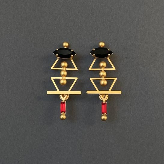 トライアングルフューチャーピアス(イヤリング) SET
